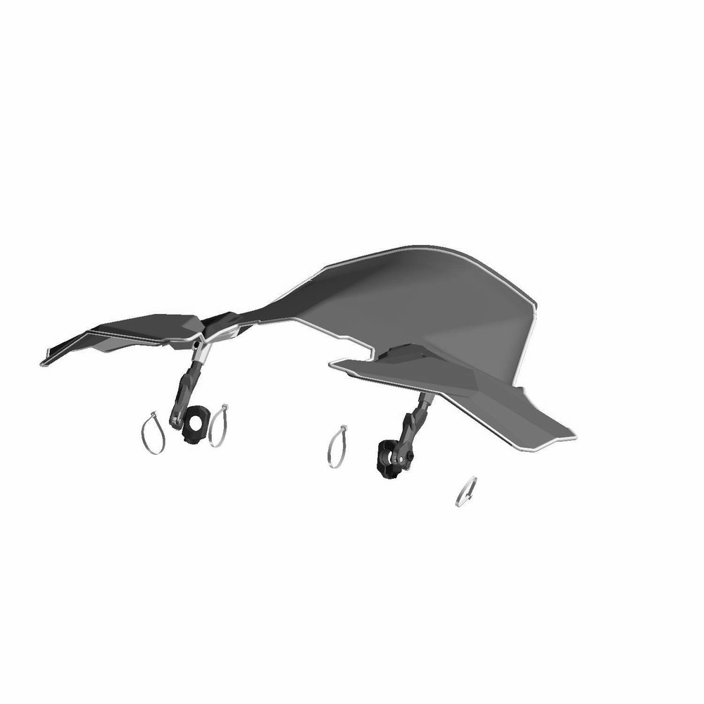 Polaris Lock & Ride Windshield for RideCommand, for ATV Models - 2890618