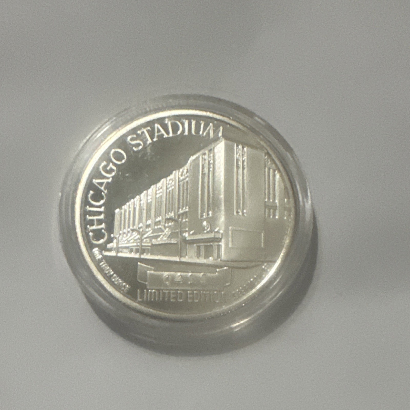 Chicago Bulls 1991 Chicago Stadium Limited Edition Silver Commemorative Coin