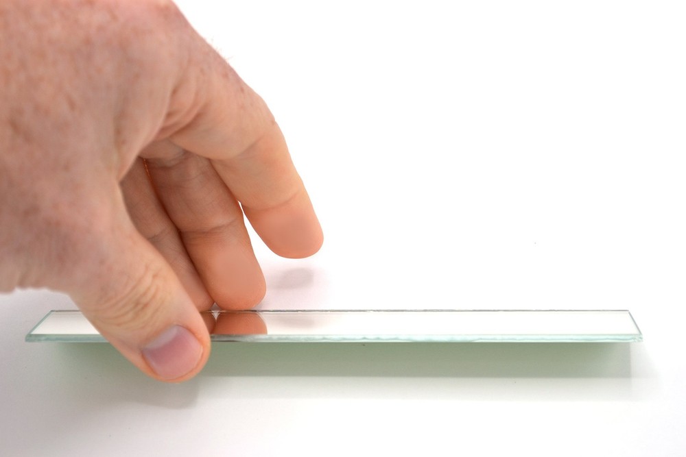 10 Pack Rectangular Plano Glass Mirror, 6" x 1" - 2mm Thick Approx..