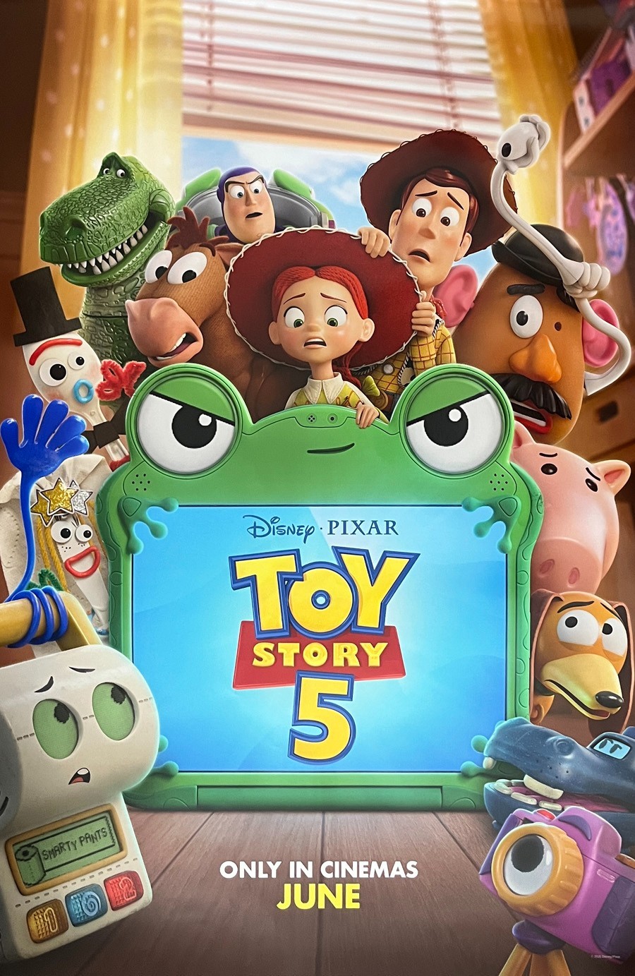 TOY STORY 5 MOVIE POSTER 2 Sided ORIGINAL INTL Version B 27x40 TOM HANKS DISNEY