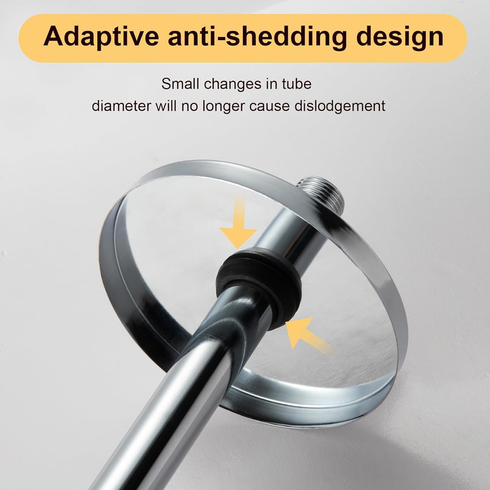 4.5" Extra Large Shower Arm Flange in Outer Diameter Replacement Shower Head ...