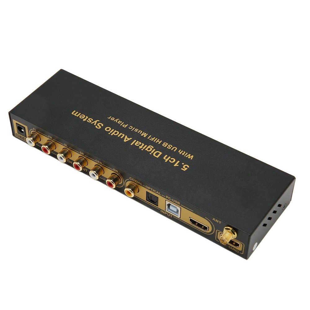 Sound Decoder , 5.1CH Digital Sound Decoder , Support HDCP 2.3 2.2 1.4, Digital