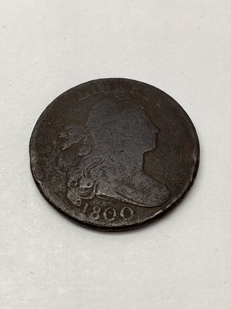 1800 Draped Bust Large Cent - Hairstyle 2