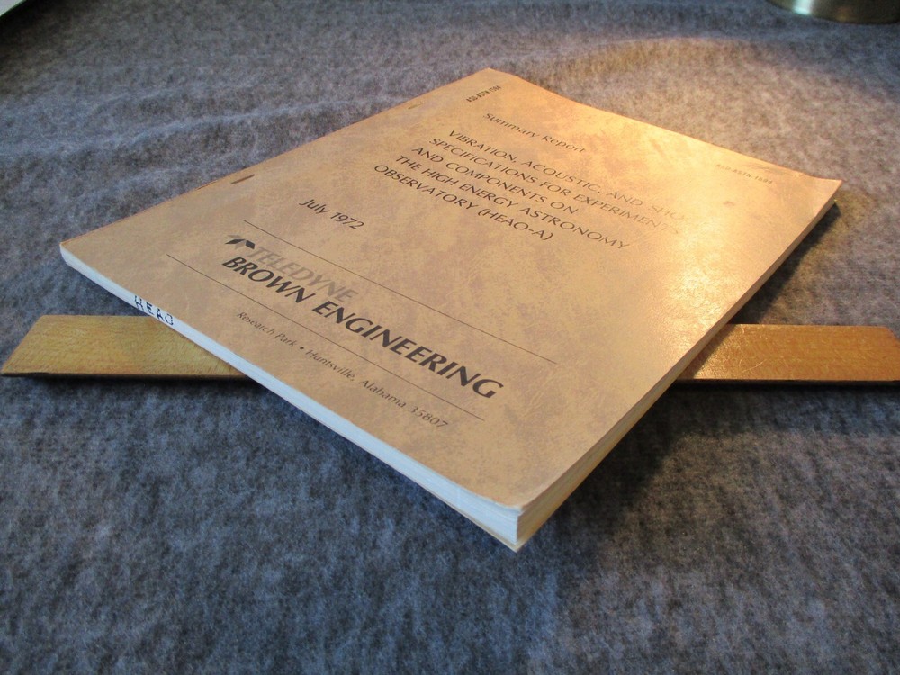 1972 TELEDYNE/NASA MSFC HEAO-A SUMMARY REPORT DEVELOPMENT/EXPERIMENTS