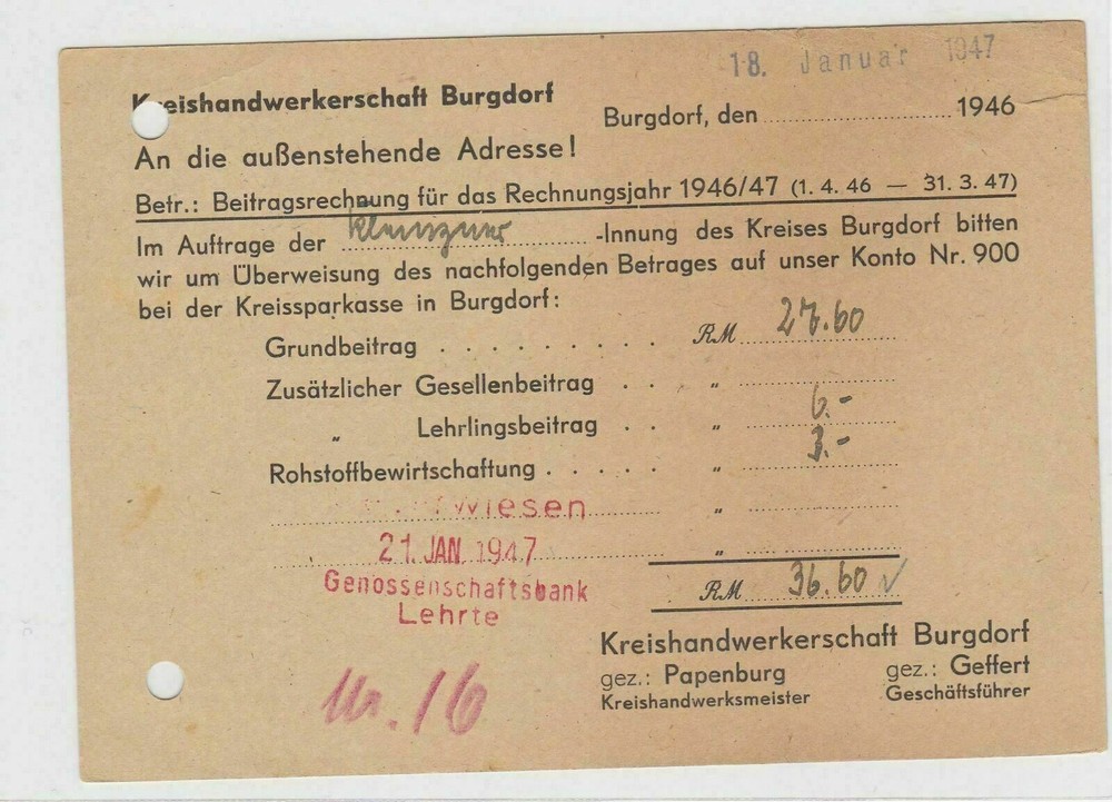 German Postal History Stamps Postcard Ref: R5049
