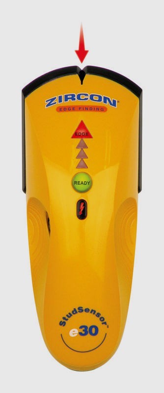 ZIRCON STUDSENSOR E30 ELECTRONIC EDGE FINDING STUD FINDER WOOD METAL 63569