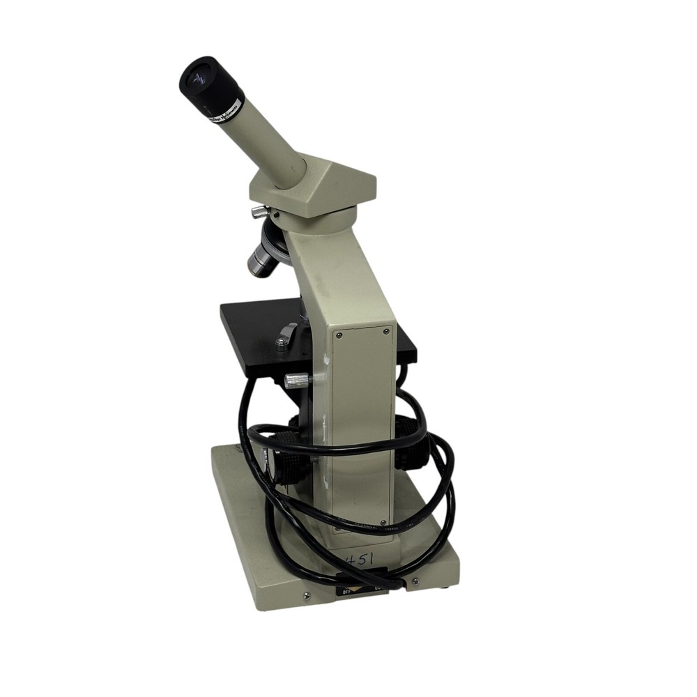 Cambridge Instruments Monocular Compound Microscope WF10X 4X/10X/40X Objectives