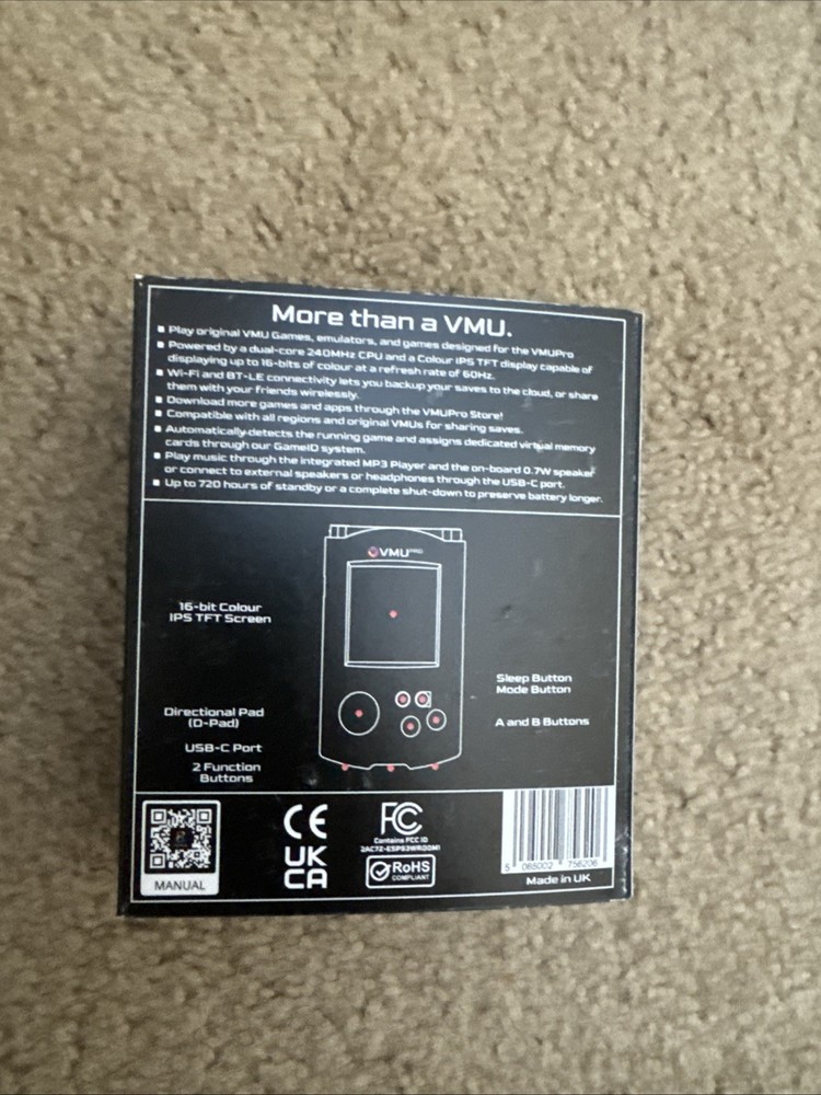 8bitmods Dreamcast VMU Pro - Emerald Green IN HAND