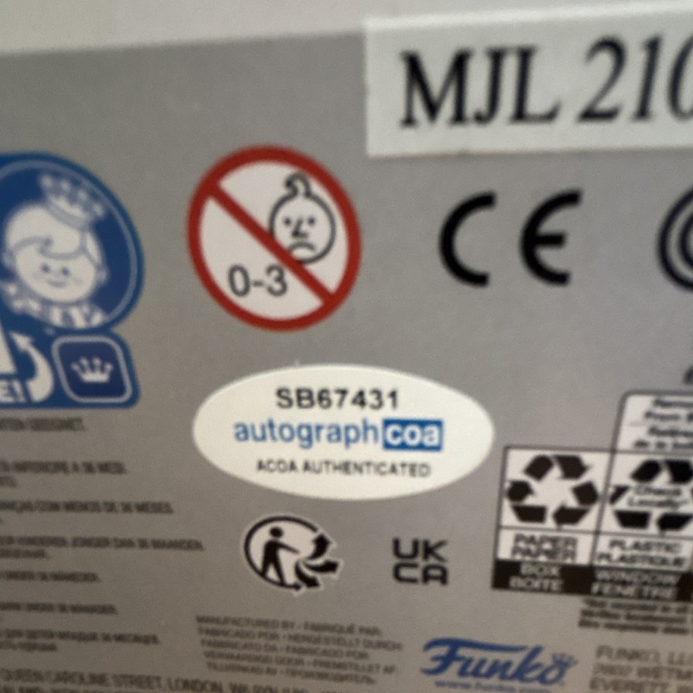 Funko Pop! Rocks KISS The Spaceman Autographed ACOA Authenticated Ace Freley