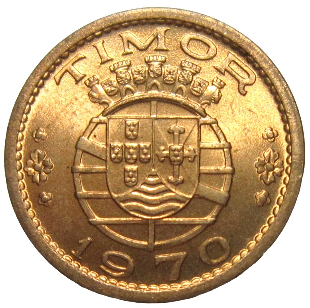 PORTUGUESE TIMOR. 50 CENTAVOS, 1970. UNCIRCULATED.