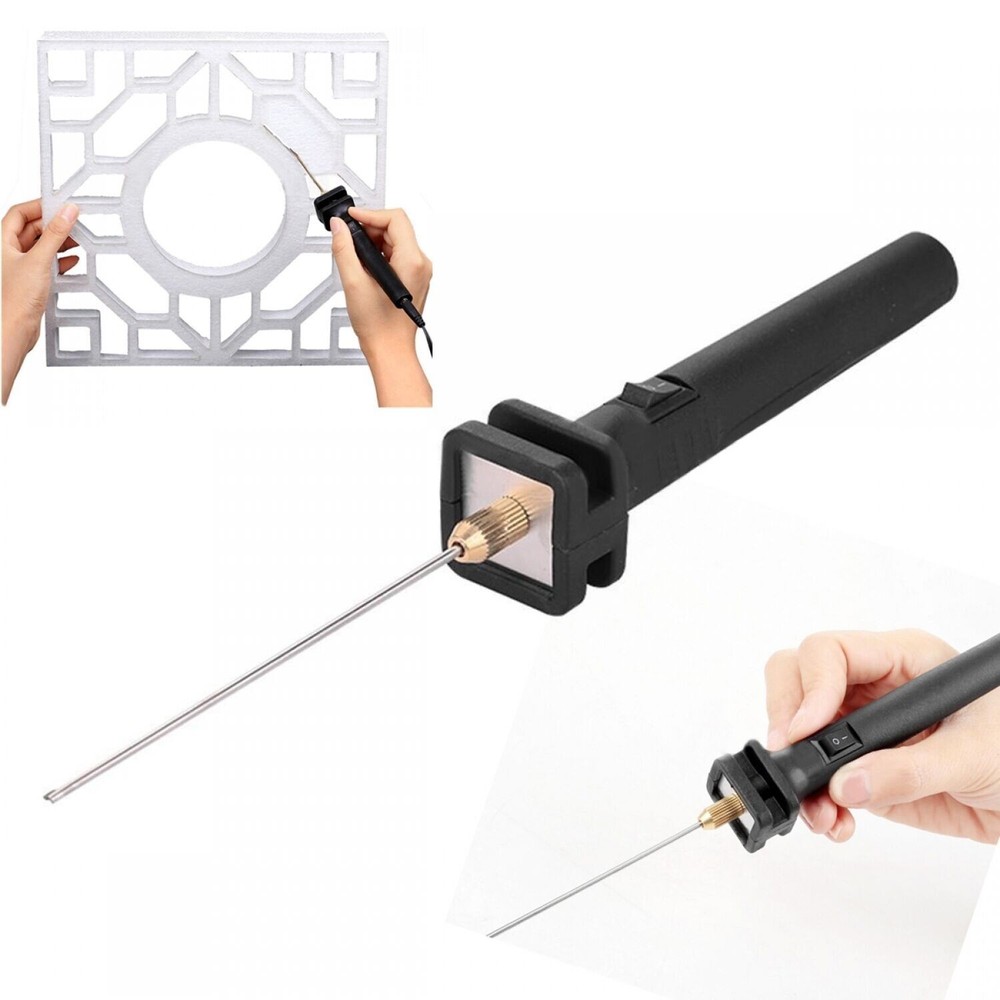 Foam Hot Cutter Acicular Replaceable Blade Tools Kit Craft Electric Styrofoam