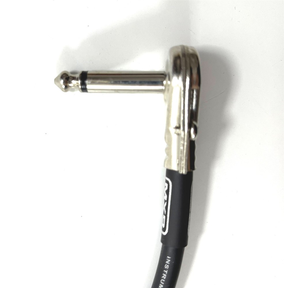 MXR Dunlop Patch Cables 6 inch (~152mm) 2 Pack 1/4" Angled Flat ( pancake ) ends