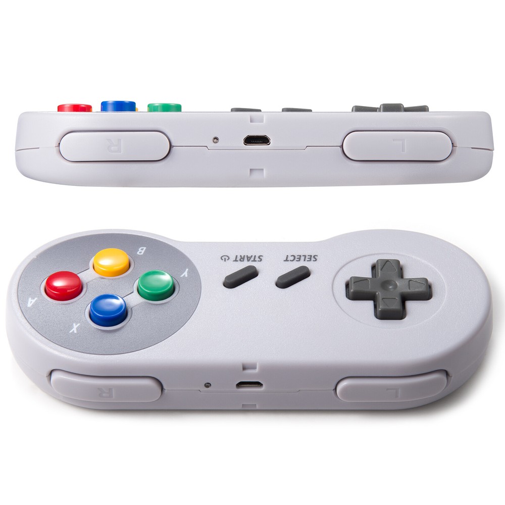 2.4Ghz Wireless SNES Controller Gamepad for Super SNES/ SFC Windows PC MAC OS