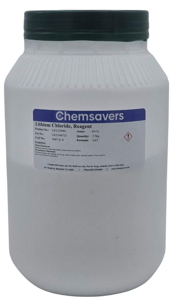 Lithium Chloride, Reagent, 99+%, 2.5kg