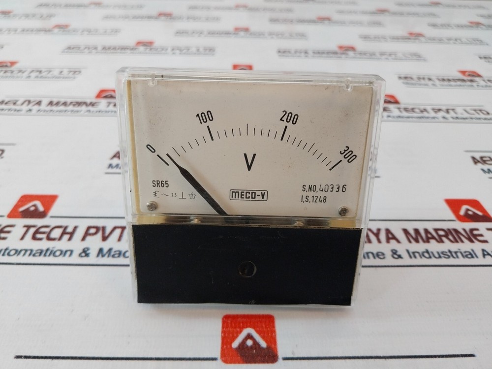 Meco-V SR65 Analog Voltmeter 0-300V