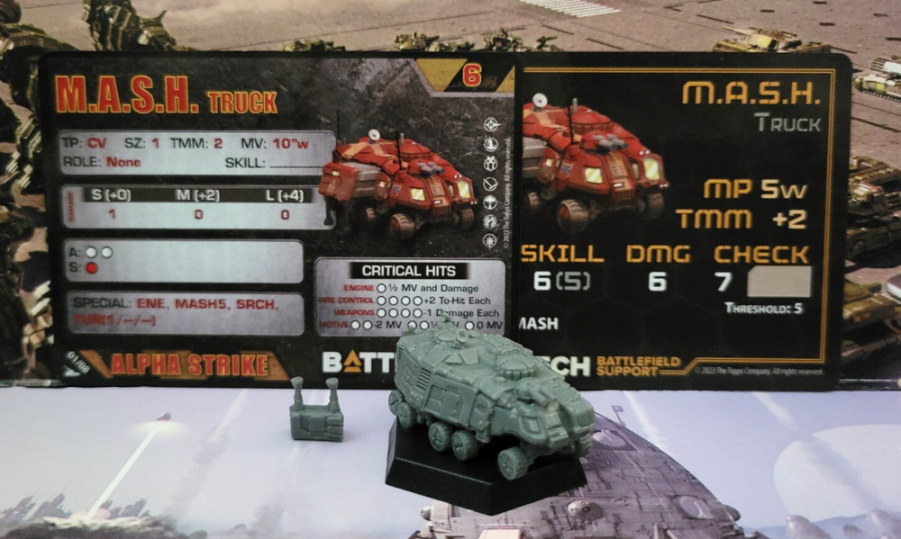 Battletech Mash Truck Battlefield Support Objectives