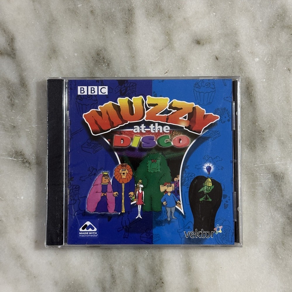 MUZZY at the DISCO Language Learning Vektor BBC CD-Rom Sealed
