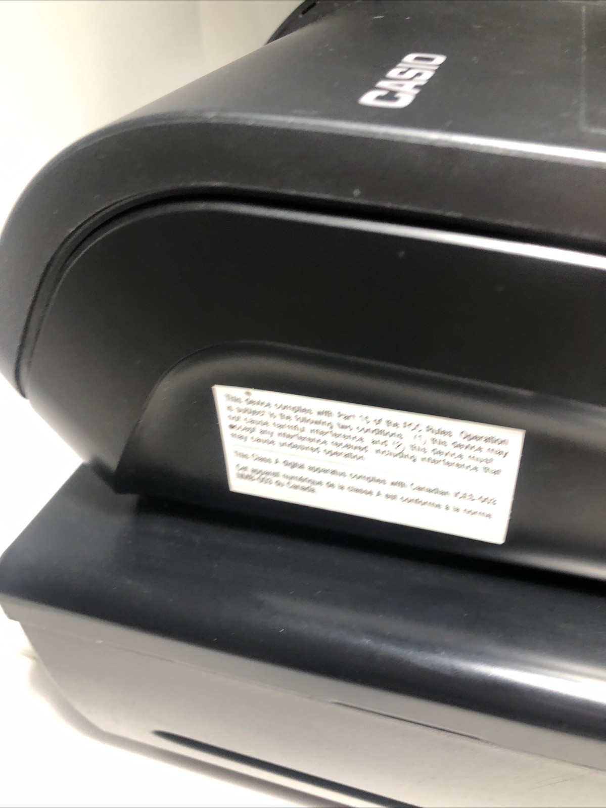 Casio PCR-T500 Electronic Cash Register Thermal Print Manual Drawer Keys Store