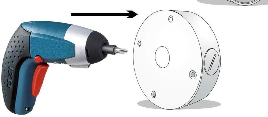 10x Universal Security Camera Mount Junction Box Gray Color