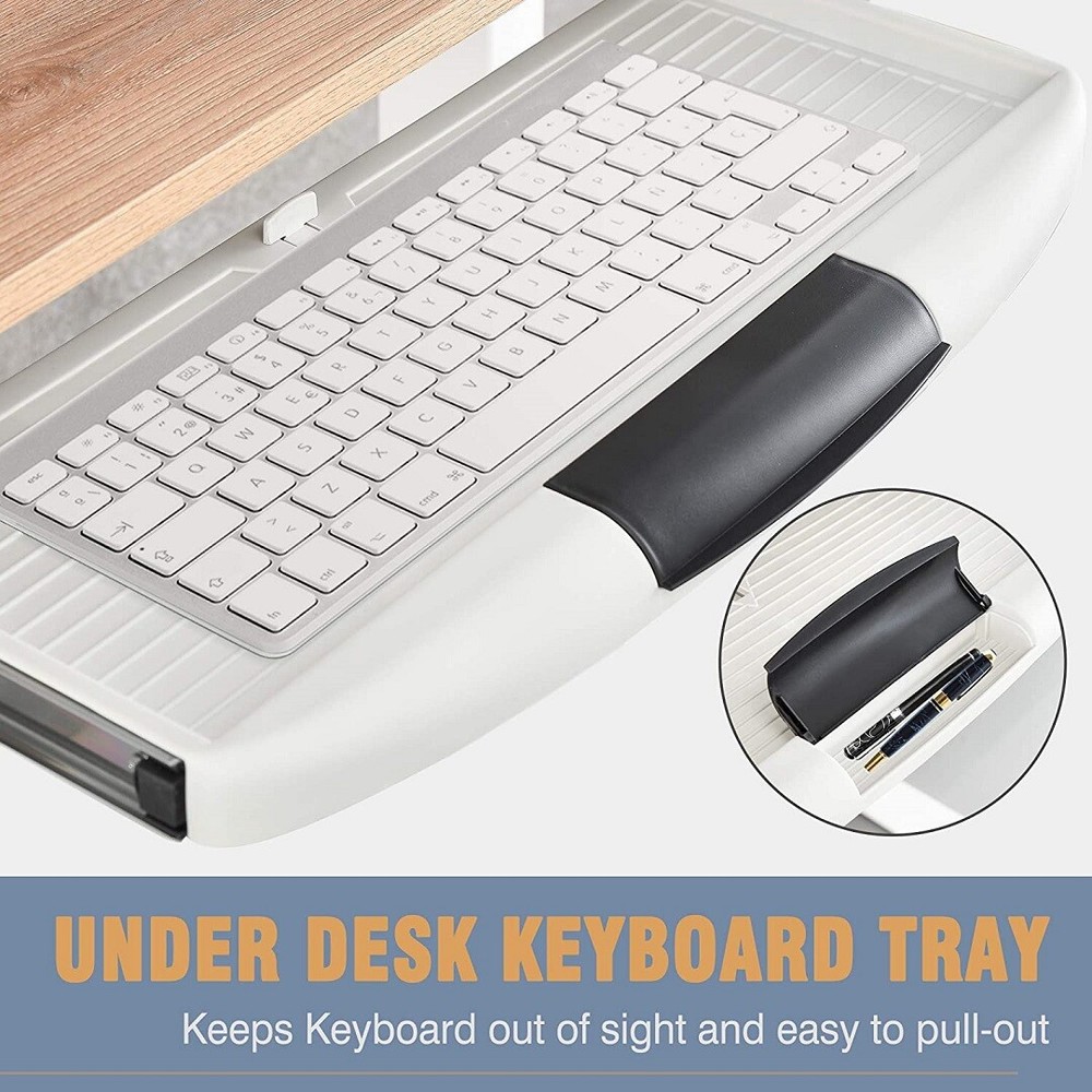Adjustable Standing Desk Undermount Keyboard Storage Tray