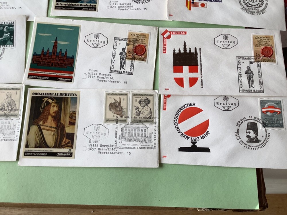 Austria postal covers 16 items Ref A2297
