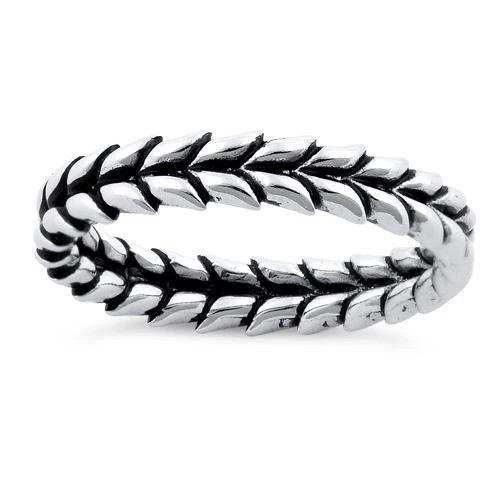 925 Sterling Silver Scales Eternity Ring