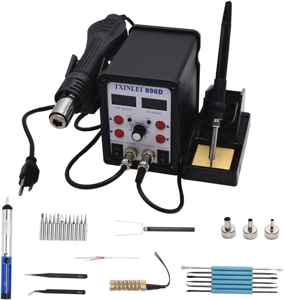 Efficient Solder Station with Automatic Stop and Temperature Control Features