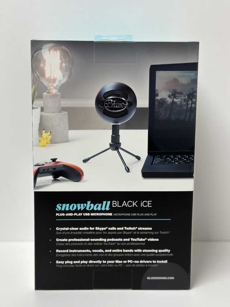 Snowball Ice Black USB Microphone
