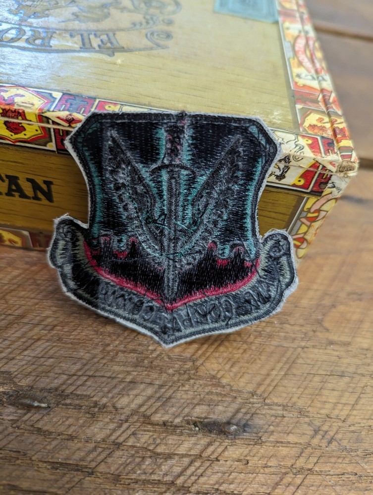 USAF Air Combat Command Patch US Air Force Squadron Embroidered Green Red Black