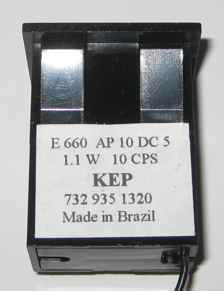 KEP E660 Electro Mechanical Compact 6 Digit Counter - 5 V DC - 10 CPS