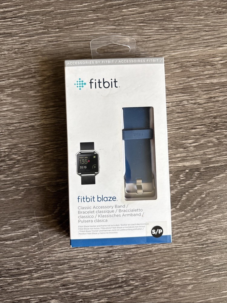 Fitbit Blaze Original Classic Accessory Replacement Band Blue Small New