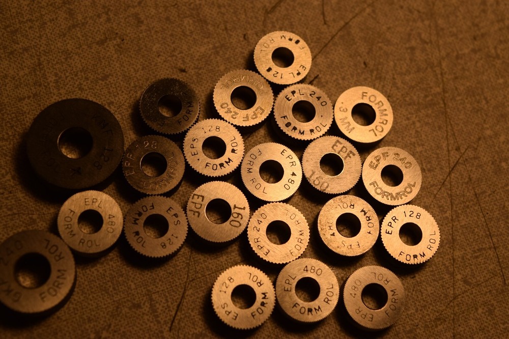 Form Rol Knurling Wheels Knurls Lot