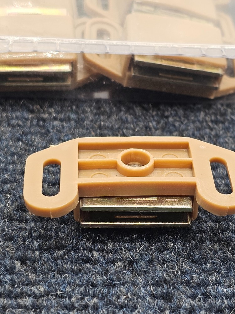 (QTY 10) Amerock 10PK3473PT Functional Hardware Magnetic Catch Tan