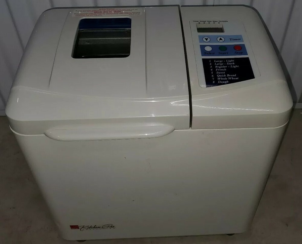 Regal Kitchen Pro Breadmaker K6743 Kitchen Appliance Auto Bread Machine - WORKS!