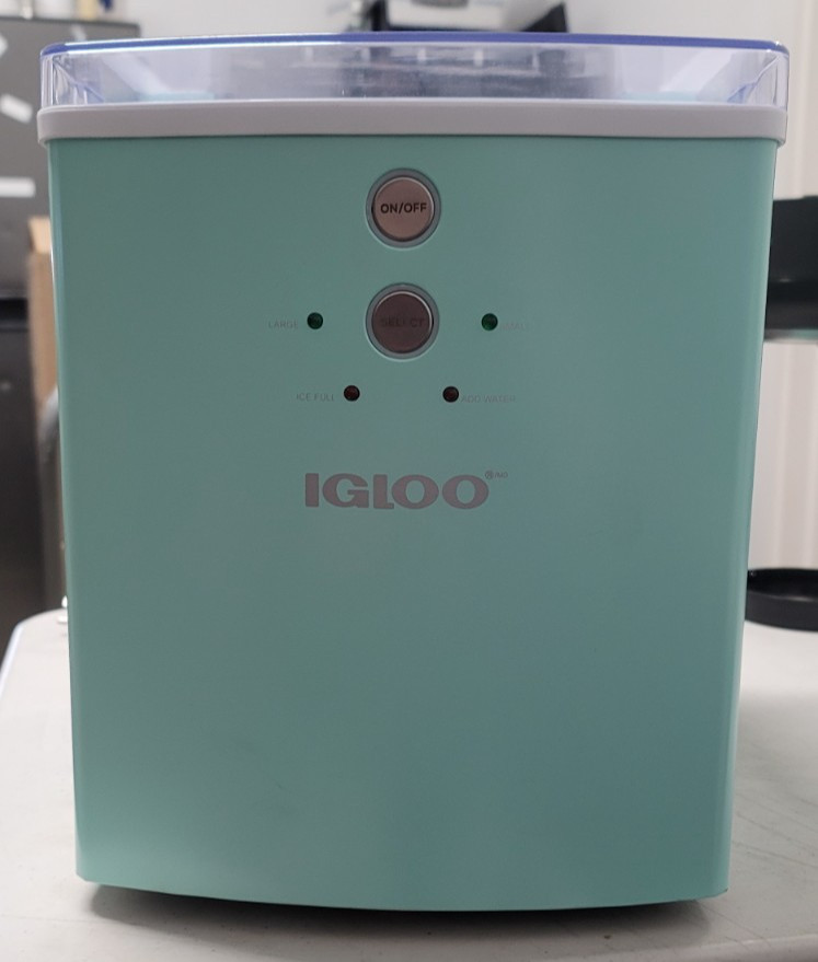 Igloo 33 Lb Automatic Portable Countertop Ice Maker Machine, Aqua