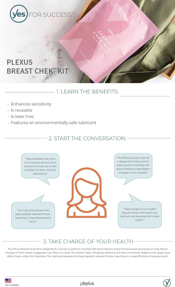 Plexus Breast Chek™ Self-Examination Kit Easy to Use New