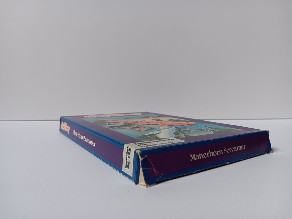 Commodore 64/128 Matterhorn Screamer Computer Software Tested/Works Box Damage