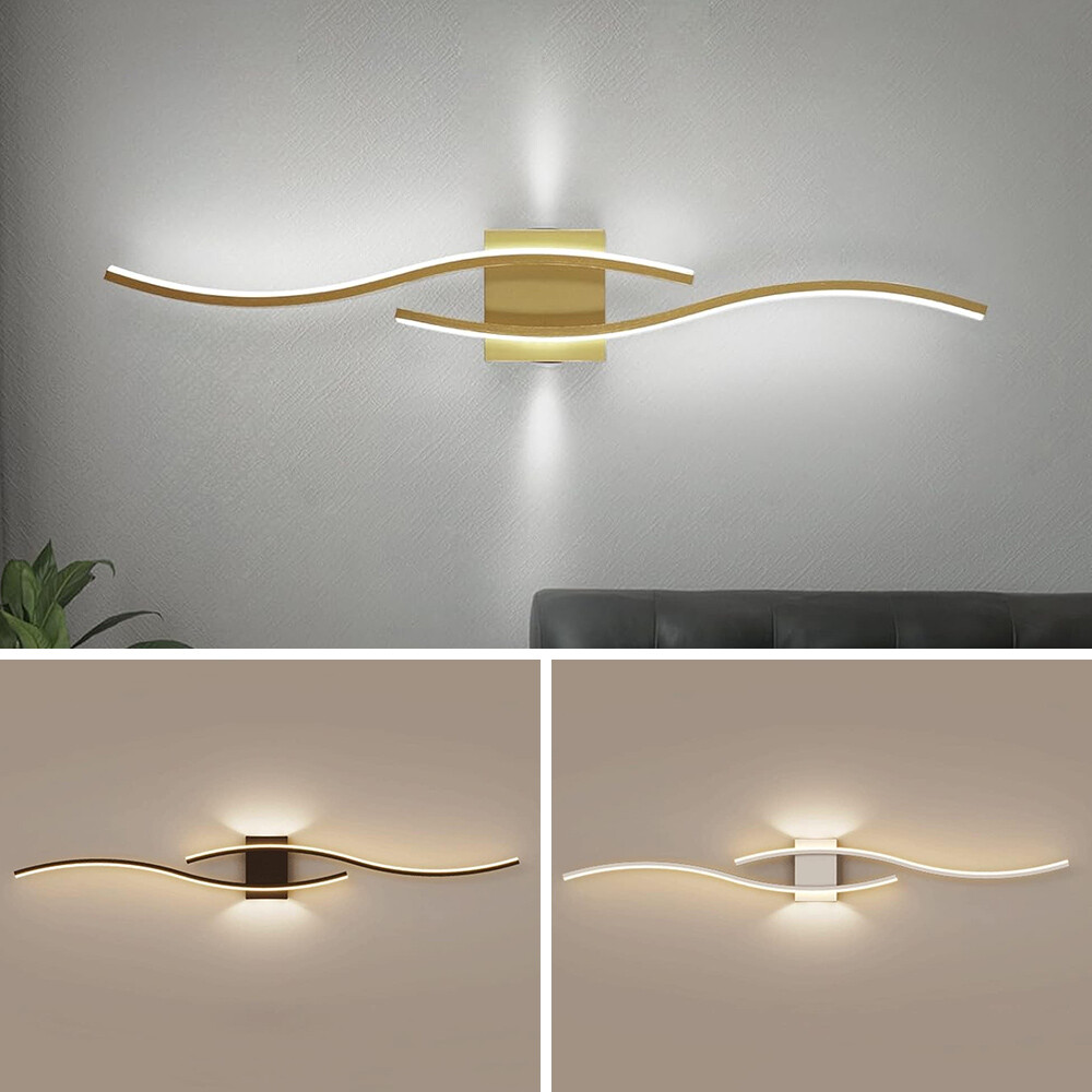 Modern LED Vanity Light Bathroom Light Fixture Over Mirror with Remote Control