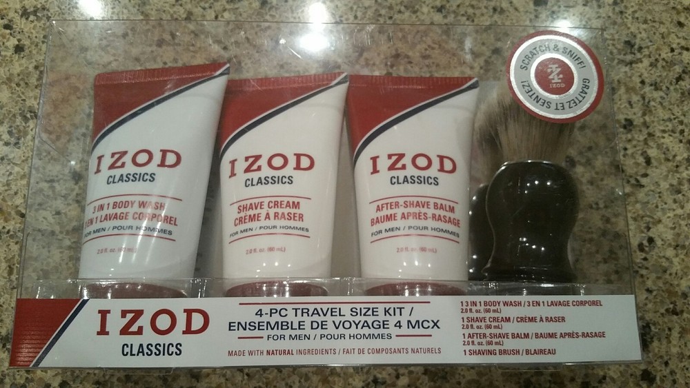 IZOD Travel Kit, Classics, 4 Piece
