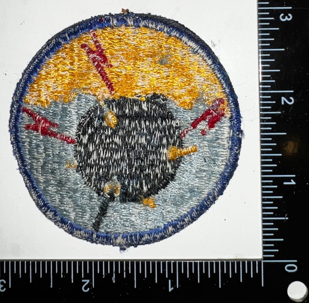 WWII USN US Navy Minesweeper Orange Sky Variation Patch