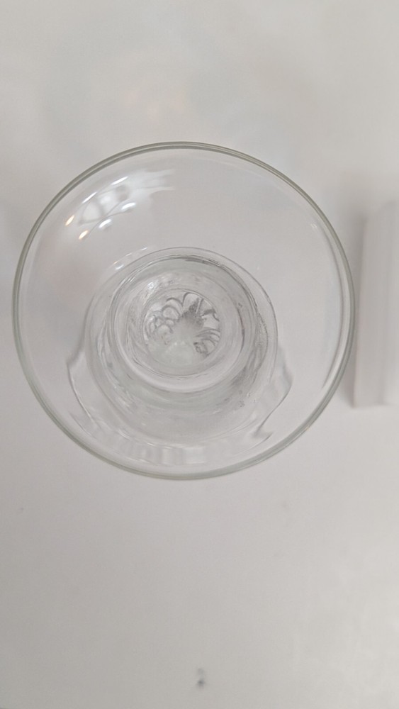 Vintage Patterned Glass Candle Holders
