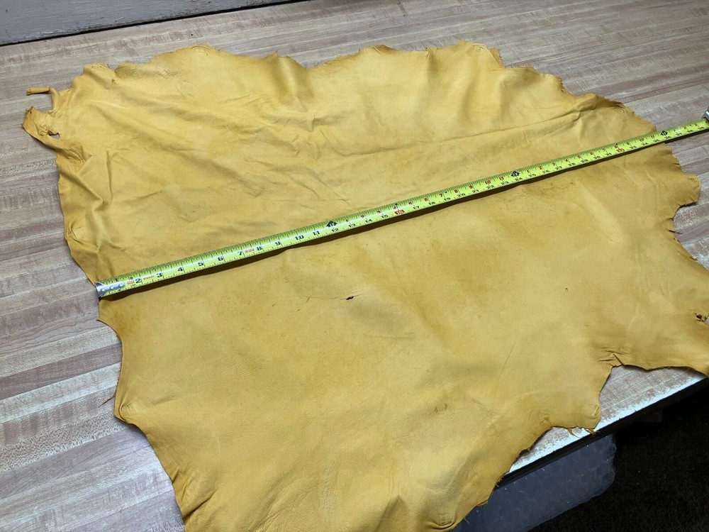 Top Grain Sheep Leather Gold #0018494 Row E