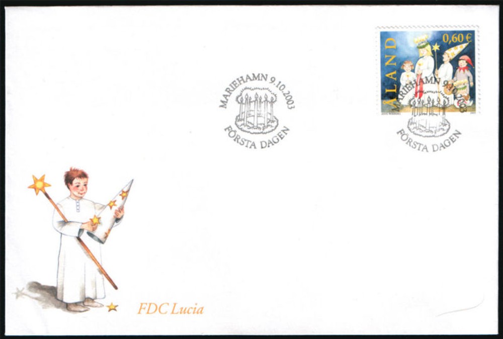 Aland FDC 2003, St.Lucia, Mint