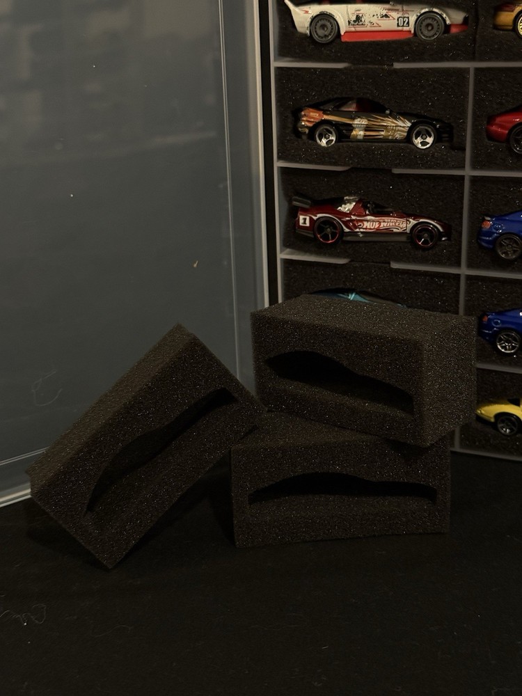 Hot Wheels Foam Inserts For Case 48pc
