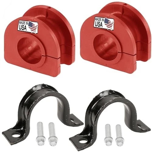 PAIR Front Sway Bar CODE RED Bushing Kit FITS Escalade, Silverado, Avalanche,