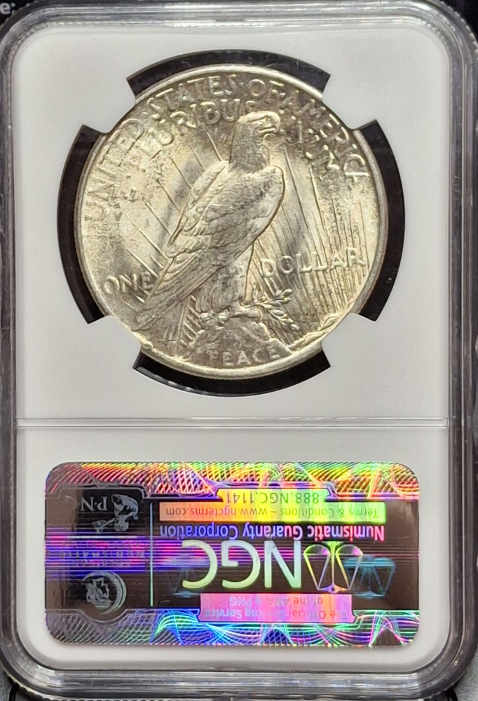1925 Peace Dollar - NGC MS63