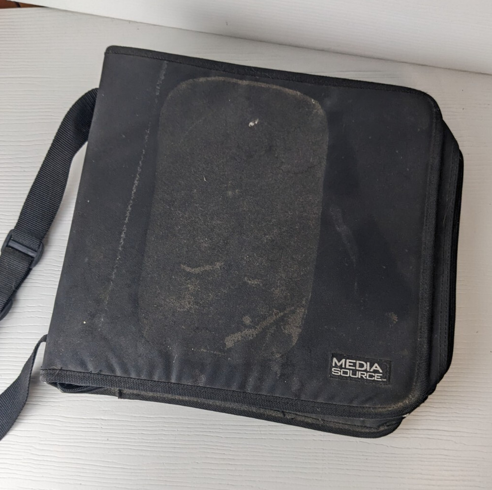 Meida Source 152 CD Wallet DVD Blu Ray Zipper Large Storage Binder