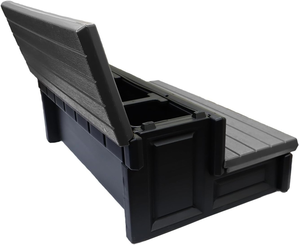 Stylish Deep Grey Storage Step - Perfect for Organizing Your Space!