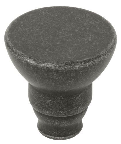 1-1/8" Rustic Knob Old World Pewter