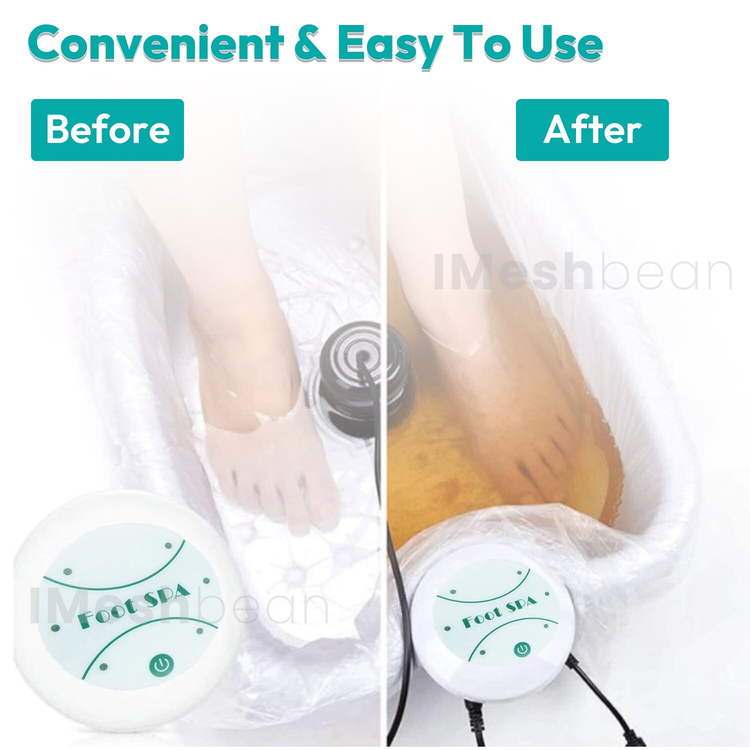 Ionic Detox Foot Bath Spa Machine Portable Salon Ion Aqua Foot Bath Beauty Kit